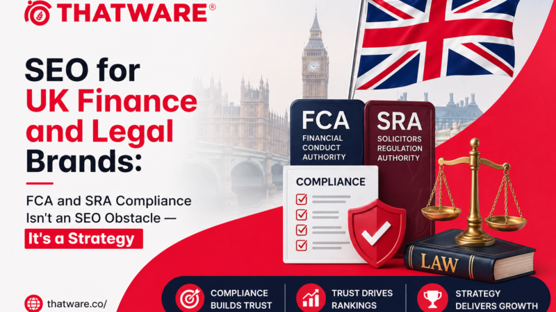 SEO for UK Finance and Legal Brands: FCA and SRA Compliance Isn’t an SEO Obstacle — It’s a Strategy